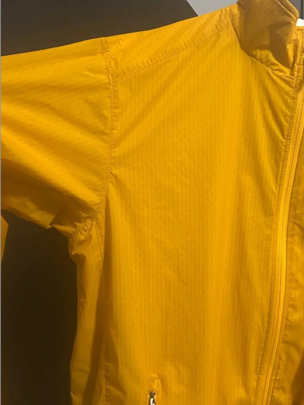 The North Face Yellow Coyote Tower Fleece-Lined Rain Jacket Men's XL